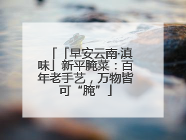 「早安云南·滇味」新平腌菜：百年老手艺，万物皆可“腌”