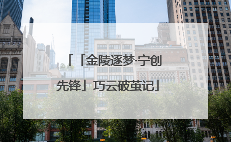 「金陵逐梦·宁创先锋」巧云破茧记