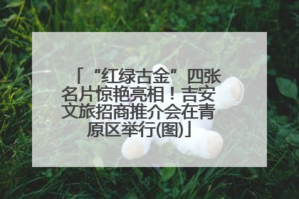 “红绿古金”四张名片惊艳亮相！吉安文旅招商推介会在青原区举行(图)