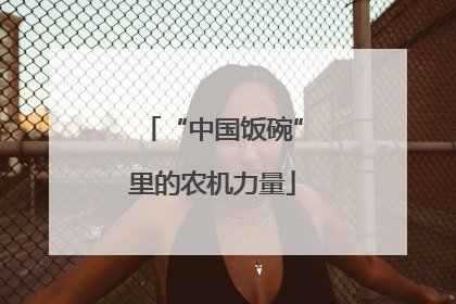 “中国饭碗”里的农机力量