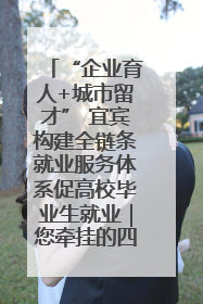 “企业育人+城市留才” 宜宾构建全链条就业服务体系促高校毕业生就业｜您牵挂的四川
