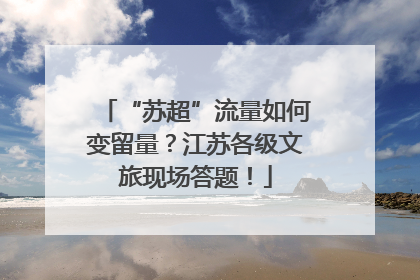 “苏超”流量如何变留量？江苏各级文旅现场答题！