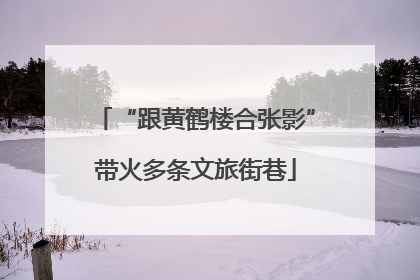 “跟黄鹤楼合张影”带火多条文旅街巷