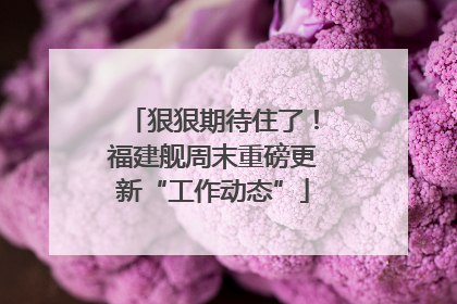 狠狠期待住了！福建舰周末重磅更新“工作动态”