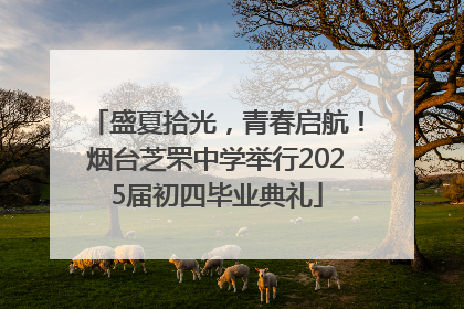 盛夏拾光，青春启航！烟台芝罘中学举行2025届初四毕业典礼