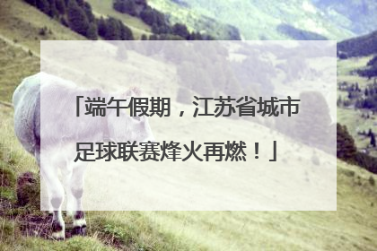 端午假期，江苏省城市足球联赛烽火再燃！