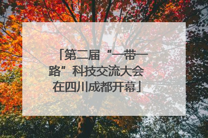 第二届“一带一路”科技交流大会在四川成都开幕