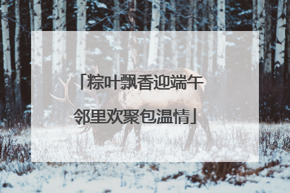 粽叶飘香迎端午 邻里欢聚包温情