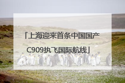 上海迎来首条中国国产C909执飞国际航线
