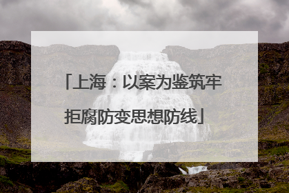 上海：以案为鉴筑牢拒腐防变思想防线