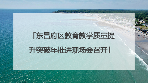 东昌府区教育教学质量提升突破年推进现场会召开
