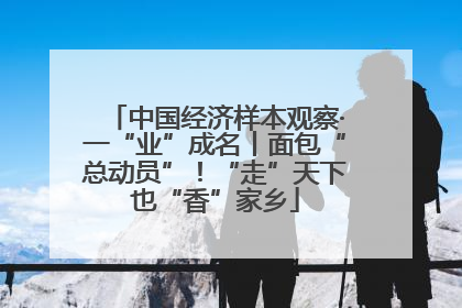中国经济样本观察·一“业”成名丨面包“总动员”！“走”天下也“香”家乡
