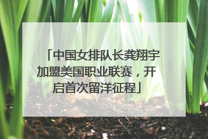 中国女排队长龚翔宇加盟美国职业联赛，开启首次留洋征程