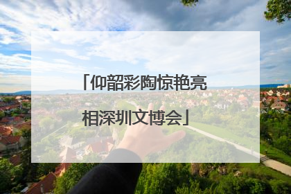 仰韶彩陶惊艳亮相深圳文博会