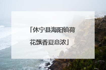 休宁县海阳镇荷花飘香夏意浓