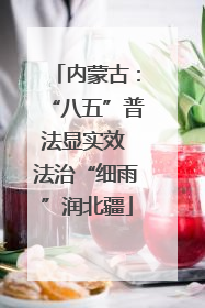 内蒙古：“八五”普法显实效 法治“细雨”润北疆