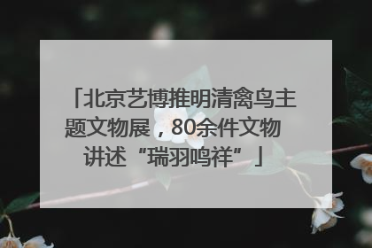 北京艺博推明清禽鸟主题文物展，80余件文物讲述“瑞羽鸣祥”