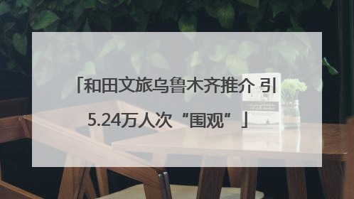 和田文旅乌鲁木齐推介 引5.24万人次“围观”