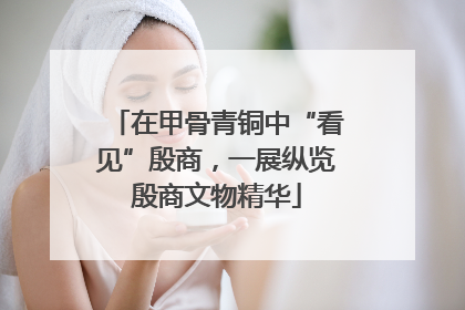 在甲骨青铜中“看见”殷商，一展纵览殷商文物精华
