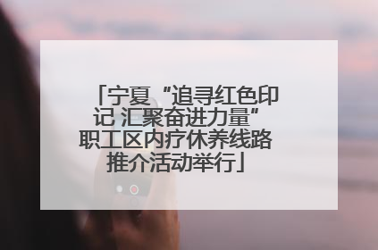 宁夏“追寻红色印记 汇聚奋进力量”职工区内疗休养线路推介活动举行