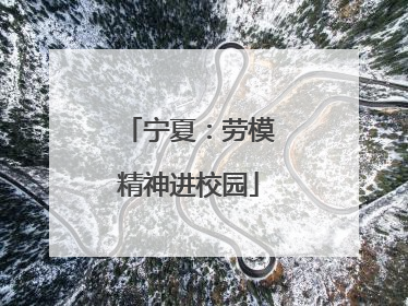 宁夏：劳模精神进校园