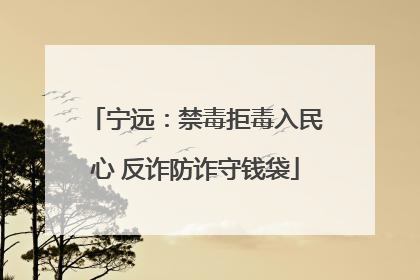 宁远：禁毒拒毒入民心 反诈防诈守钱袋