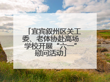 宜宾叙州区关工委、老体协赴高场学校开展“六一”慰问活动