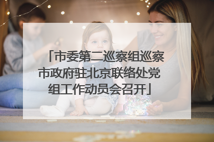 市委第二巡察组巡察市政府驻北京联络处党组工作动员会召开