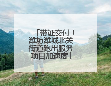 带证交付！潍坊潍城北关街道跑出服务项目加速度