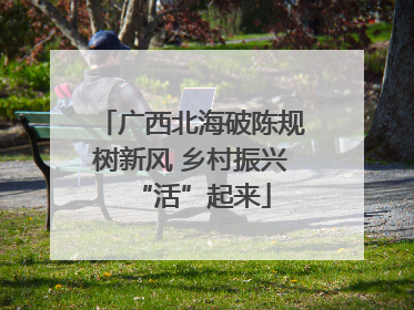 广西北海破陈规树新风 乡村振兴“活”起来