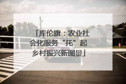 库伦旗：农业社会化服务“托”起乡村振兴新图景
