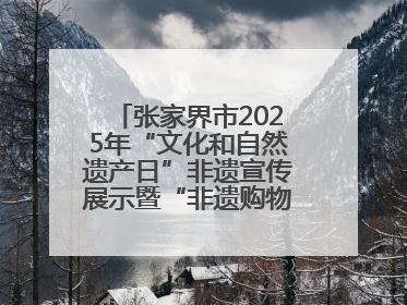 张家界市2025年“文化和自然遗产日”非遗宣传展示暨“非遗购物节”活动在慈利县盛大启幕