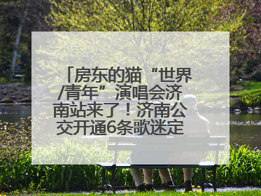 房东的猫“世界/青年”演唱会济南站来了！济南公交开通6条歌迷定制专线