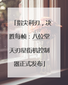 指尖利刃，决胜每帧：八位堂天刃星街机控制器正式发布