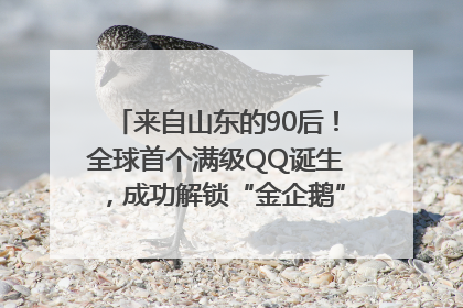 来自山东的90后！全球首个满级QQ诞生，成功解锁“金企鹅”，是继承父亲账号
