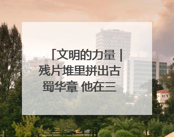 文明的力量｜残片堆里拼出古蜀华章 他在三星堆修文物