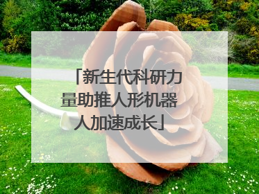 新生代科研力量助推人形机器人加速成长