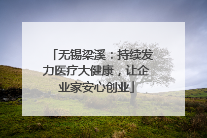 无锡梁溪：持续发力医疗大健康，让企业家安心创业
