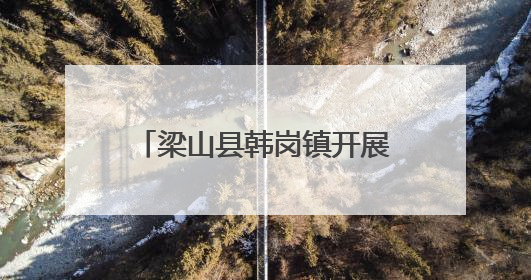 梁山县韩岗镇开展移风易俗宣传活动