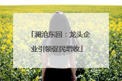 澜沧东回：龙头企业引领促民增收