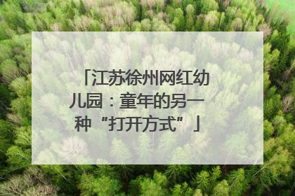 江苏徐州网红幼儿园：童年的另一种“打开方式”