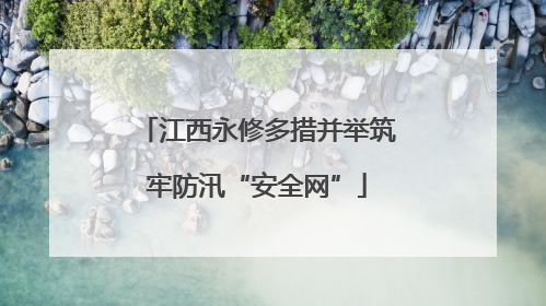 江西永修多措并举筑牢防汛“安全网”