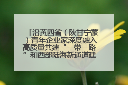 沿黄四省（陕甘宁蒙）青年企业家深度融入高质量共建“一带一路”和西部陆海新通道建设战略合作交流会在甘肃兰州召开