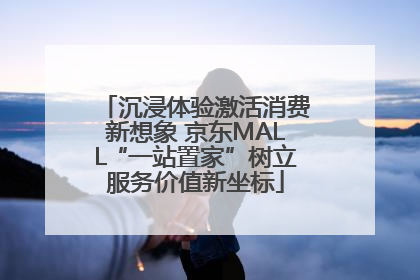 沉浸体验激活消费新想象 京东MALL“一站置家”树立服务价值新坐标