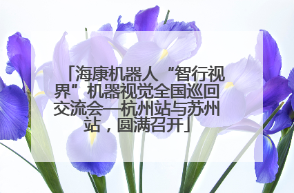 海康机器人“智行视界”机器视觉全国巡回交流会—杭州站与苏州站，圆满召开