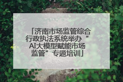 济南市场监管综合行政执法系统举办“AI大模型赋能市场监管”专题培训