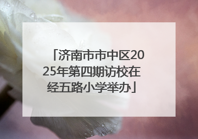 济南市市中区2025年第四期访校在经五路小学举办