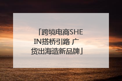 跨境电商SHEIN搭桥引路 广货出海造新品牌