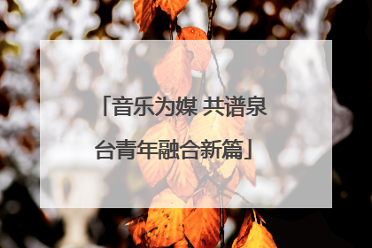 音乐为媒 共谱泉台青年融合新篇