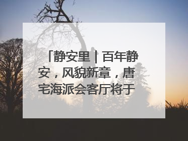 静安里｜百年静安，风貌新章，唐宅海派会客厅将于6月21日揭幕